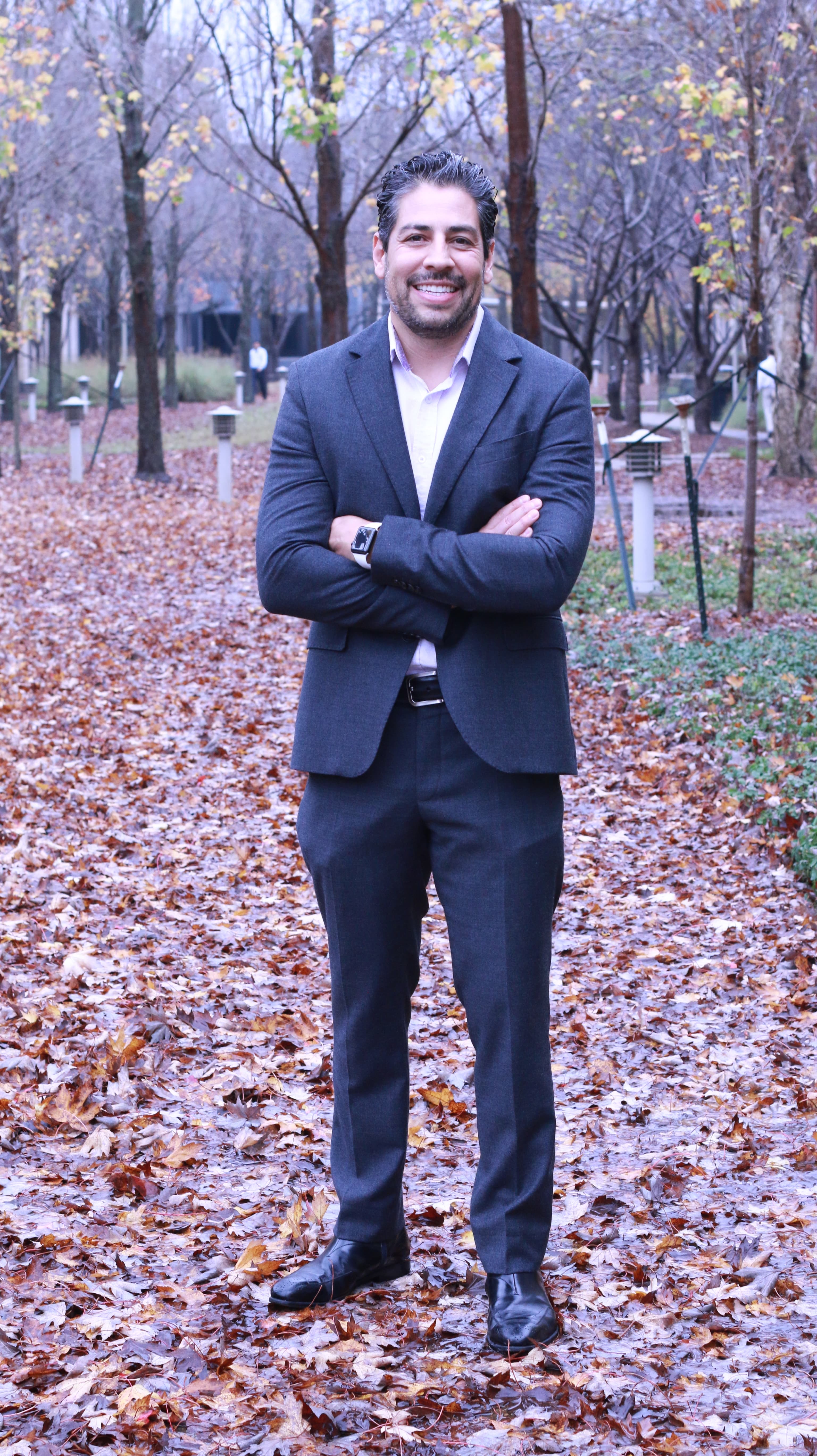 Cisco Sanchez speaking about AI transformation on stage